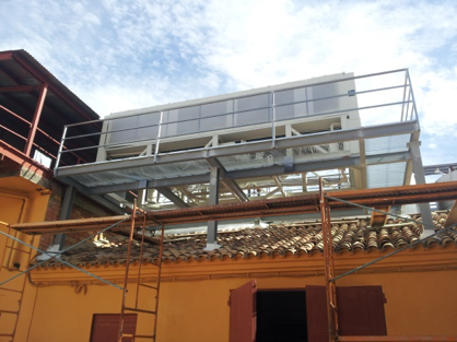 ESTRUCTURA E INSTALACIÓN DE EQUIPO DE REFRIGERACIÓN, LÍNEA DE MEDIA TENSIÓN Y CENTRO DE TRANSFORMACIÓN DE 400 KVA