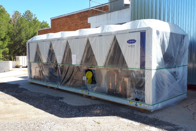 Estructura equipo de frio en Coop. Agrícola «Niño Jesús»